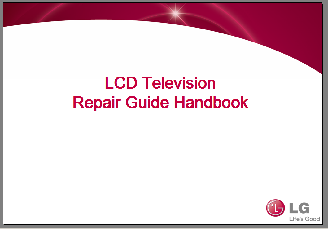  LCD TV repair